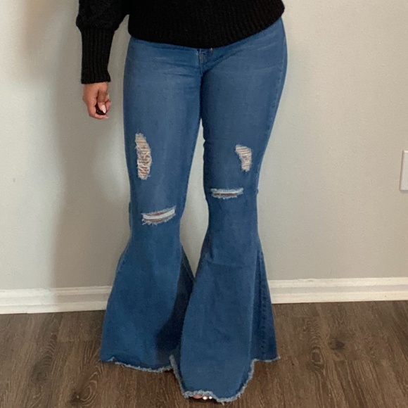 Pants - Babygirl Bell Button Jeans